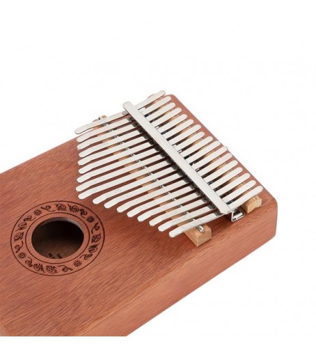 17 Keys Kalimba Thumb Piano Mahogany wood for Kids Adult Beginners Natural
