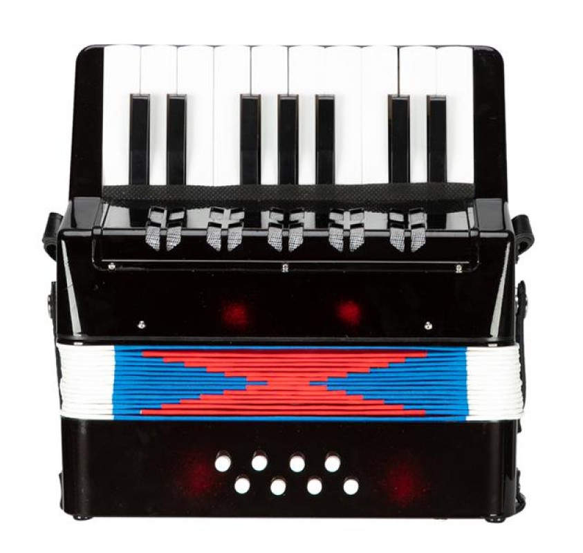cossepair GT4-OXJ 17-Key 8 Bass Kids Accordion Childrens Mini Musical Instrument Easy to Learn Music Blue 